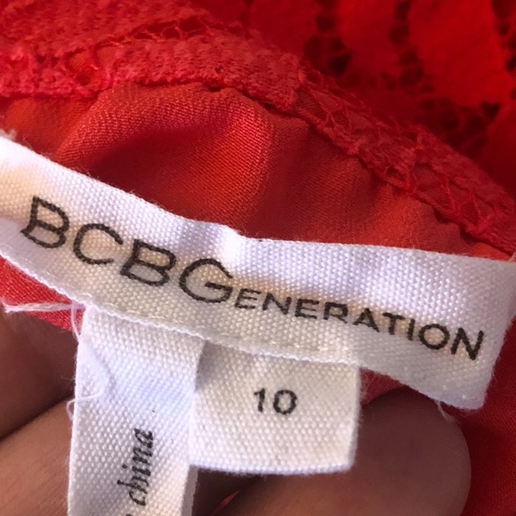 BCBG GENERATION short coral dress - Picture 4 of 9